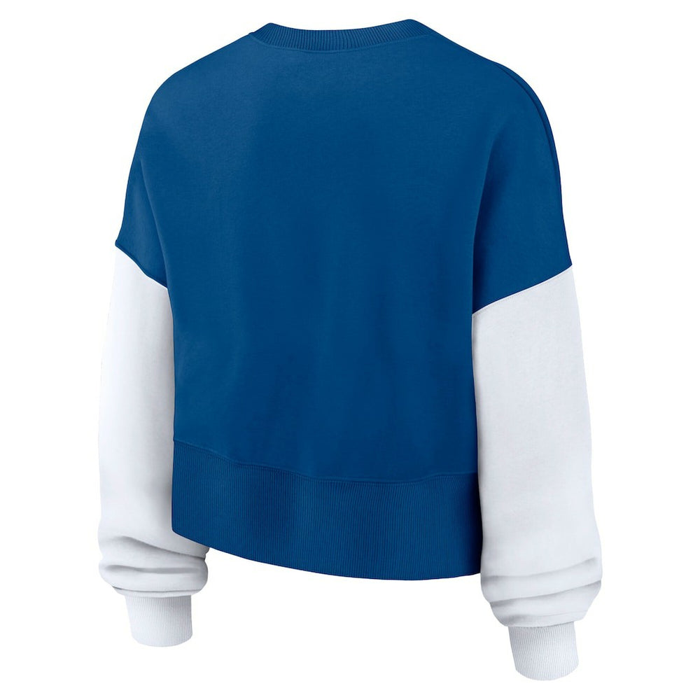 NFL Indianapolis Colts Women's Oversized Color-Block Pullover Sweatshirt