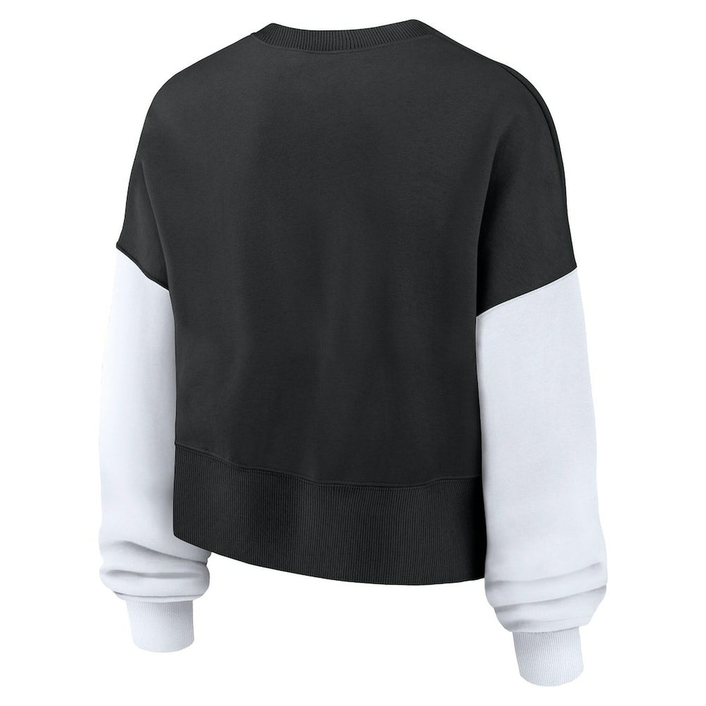 NFL New Orleans Saints Women's Oversized Color-Block Pullover Sweatshirt