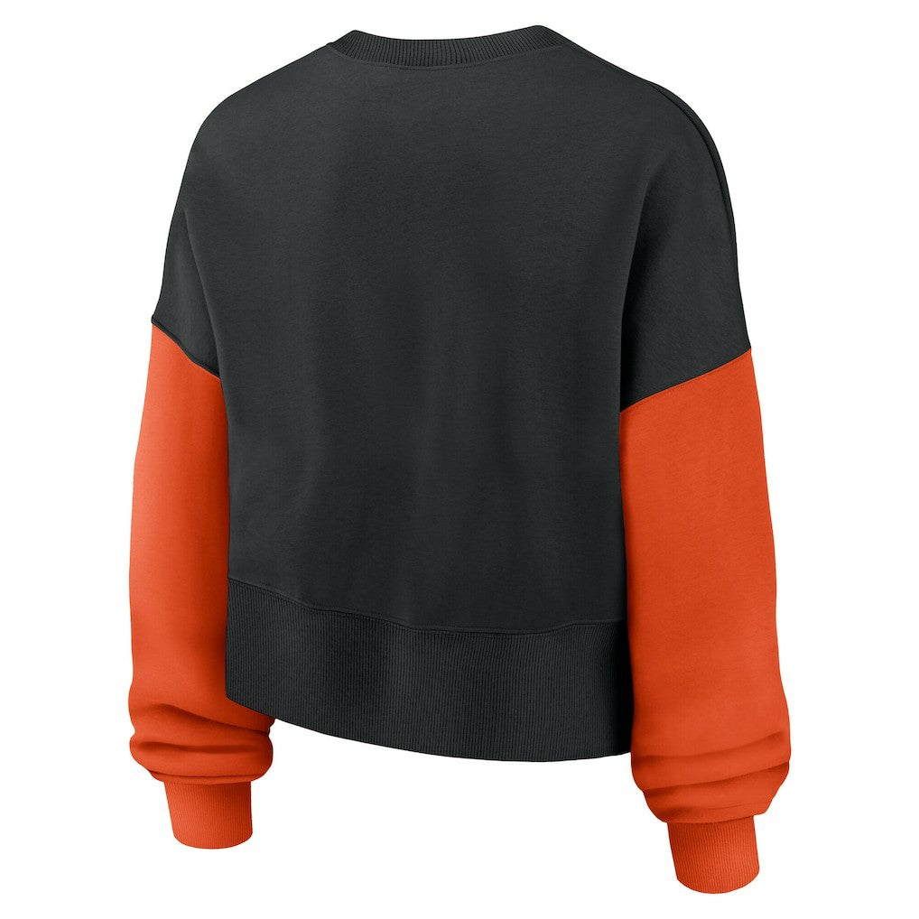 NFL Cincinnati Bengals Women's Oversized Color-Block Pullover Sweatshirt