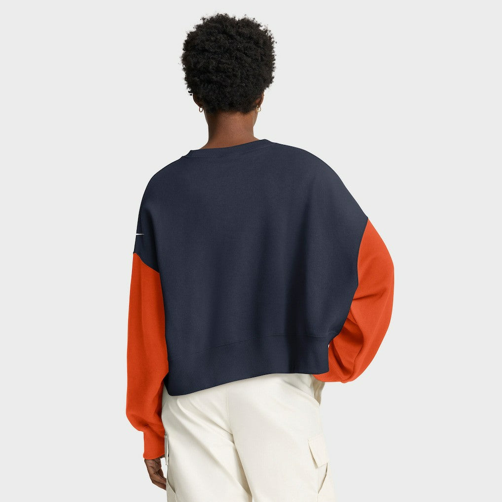 NFL Chicago Bears Women's Oversized Color-Block Pullover Sweatshirt