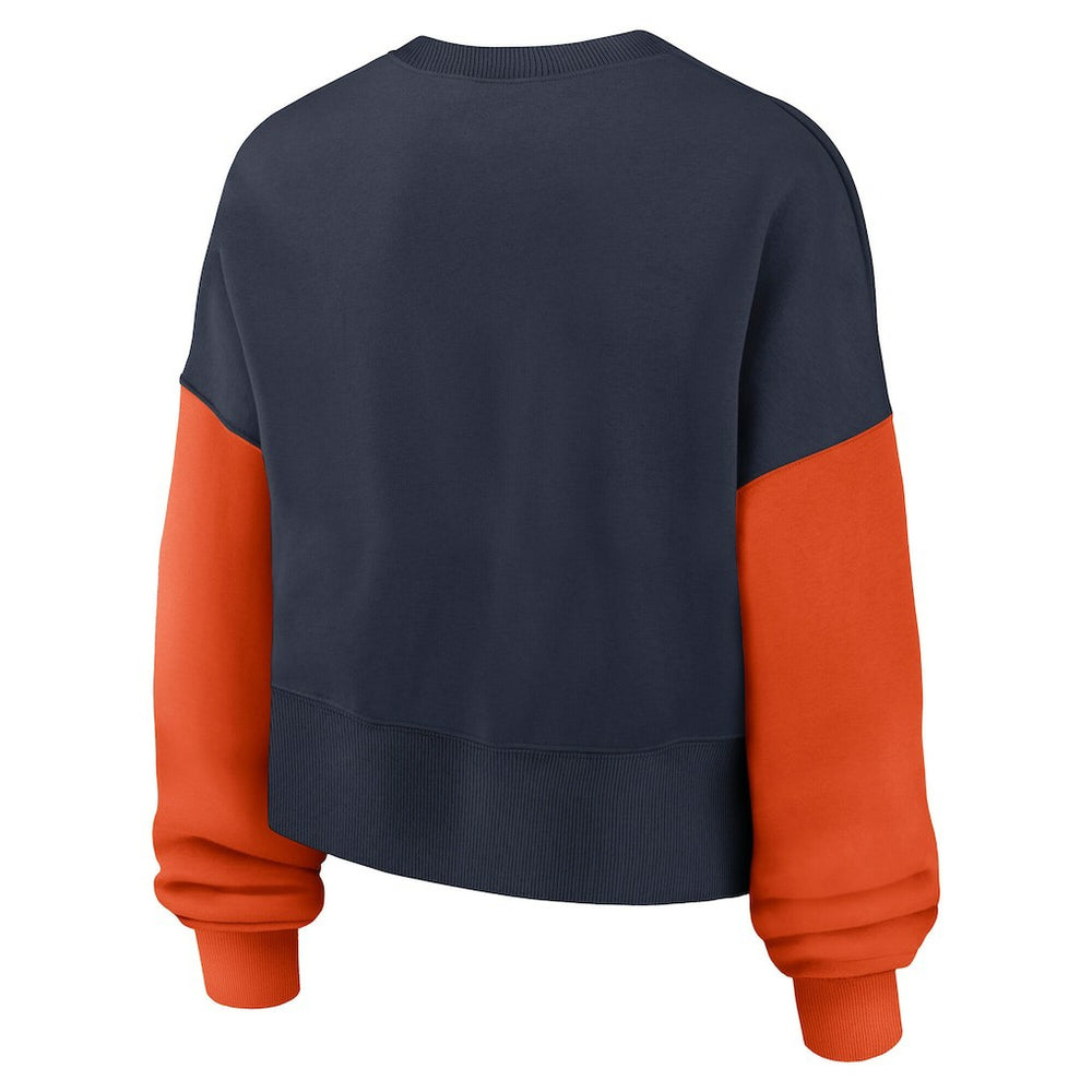 NFL Chicago Bears Women's Oversized Color-Block Pullover Sweatshirt