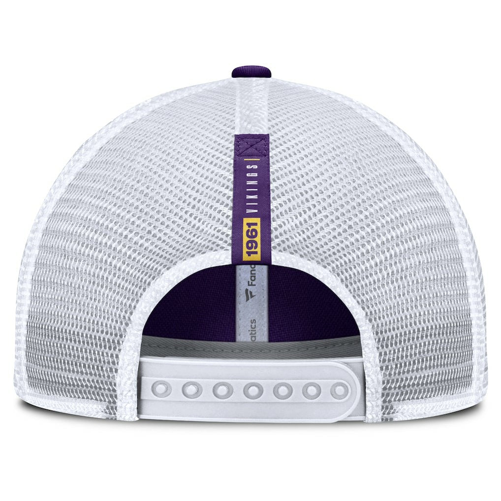 NFL Minnesota Vikings Reverse Trucker Adjustable Hat