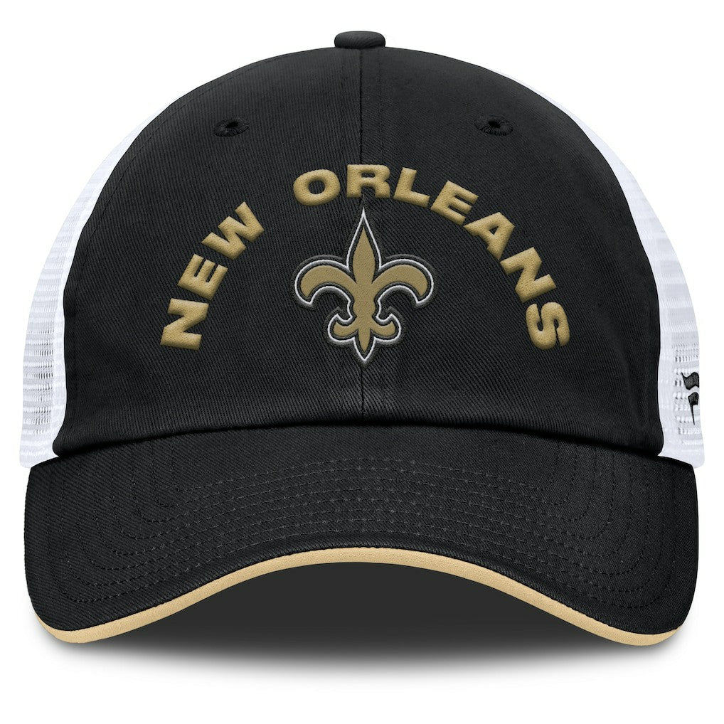 NFL New Orleans Saints Reverse Trucker Adjustable Hat