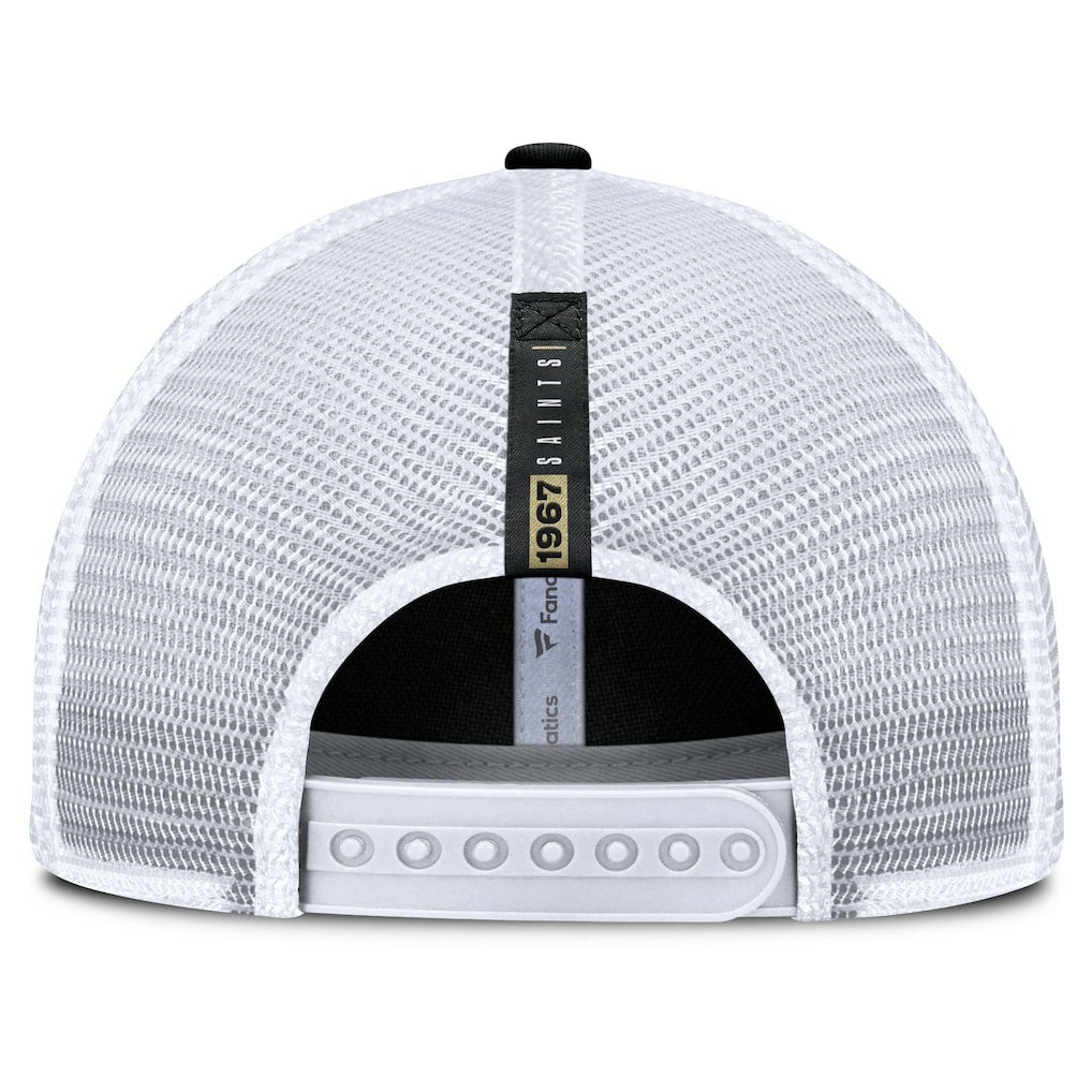 NFL New Orleans Saints Reverse Trucker Adjustable Hat