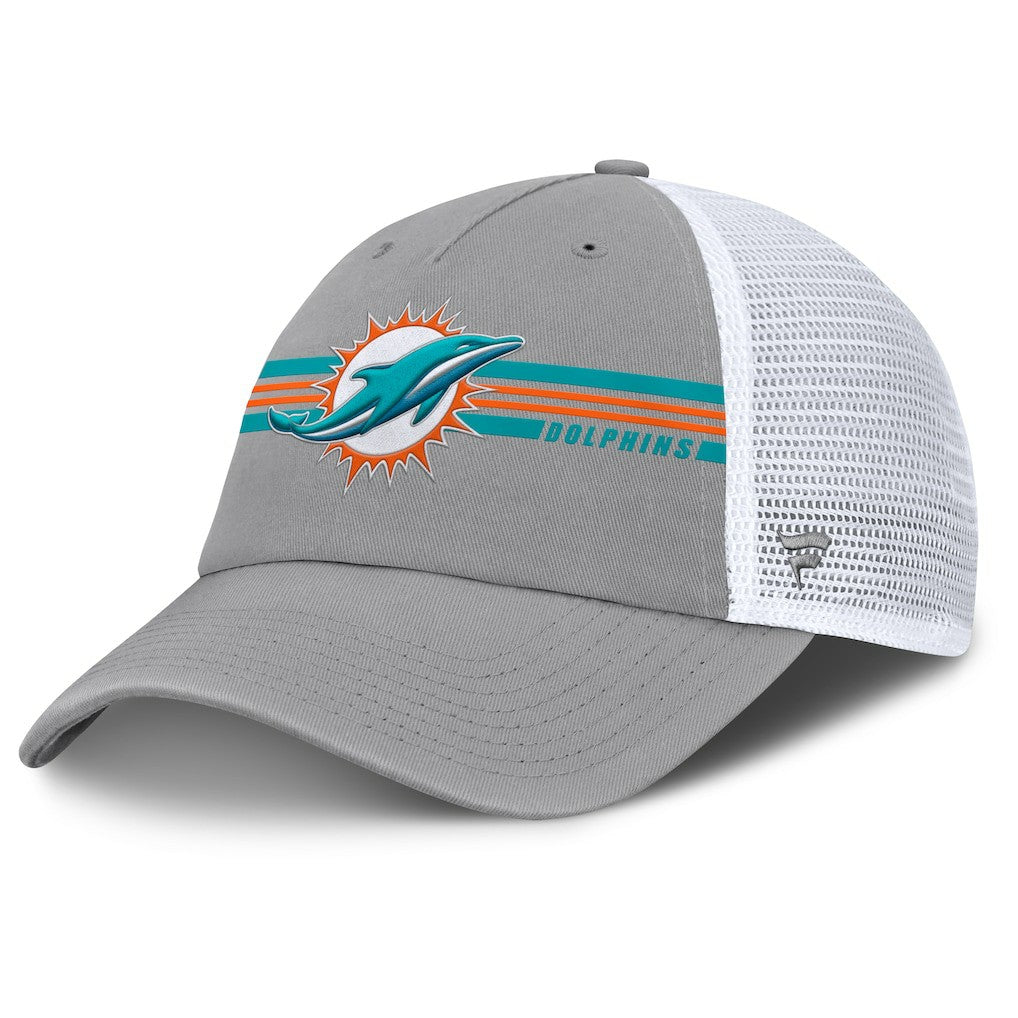 NFL Miami Dolphins Singleback Trucker Adjustable Hat