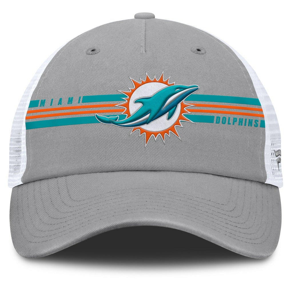 NFL Miami Dolphins Singleback Trucker Adjustable Hat