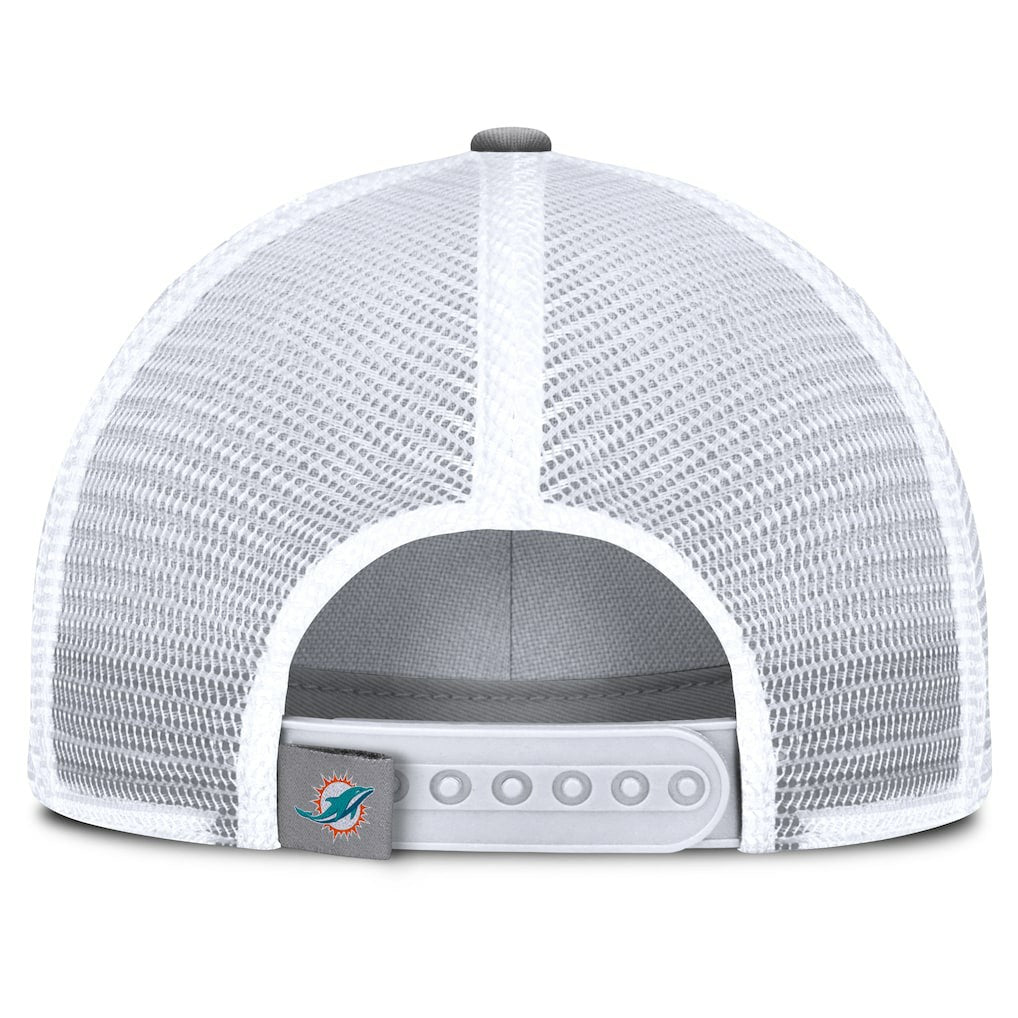 NFL Miami Dolphins Singleback Trucker Adjustable Hat