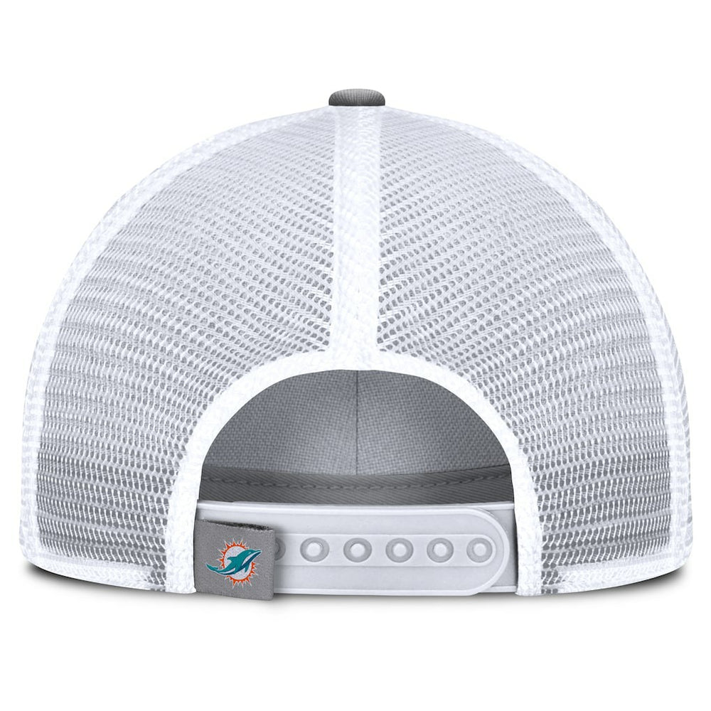 NFL Miami Dolphins Singleback Trucker Adjustable Hat