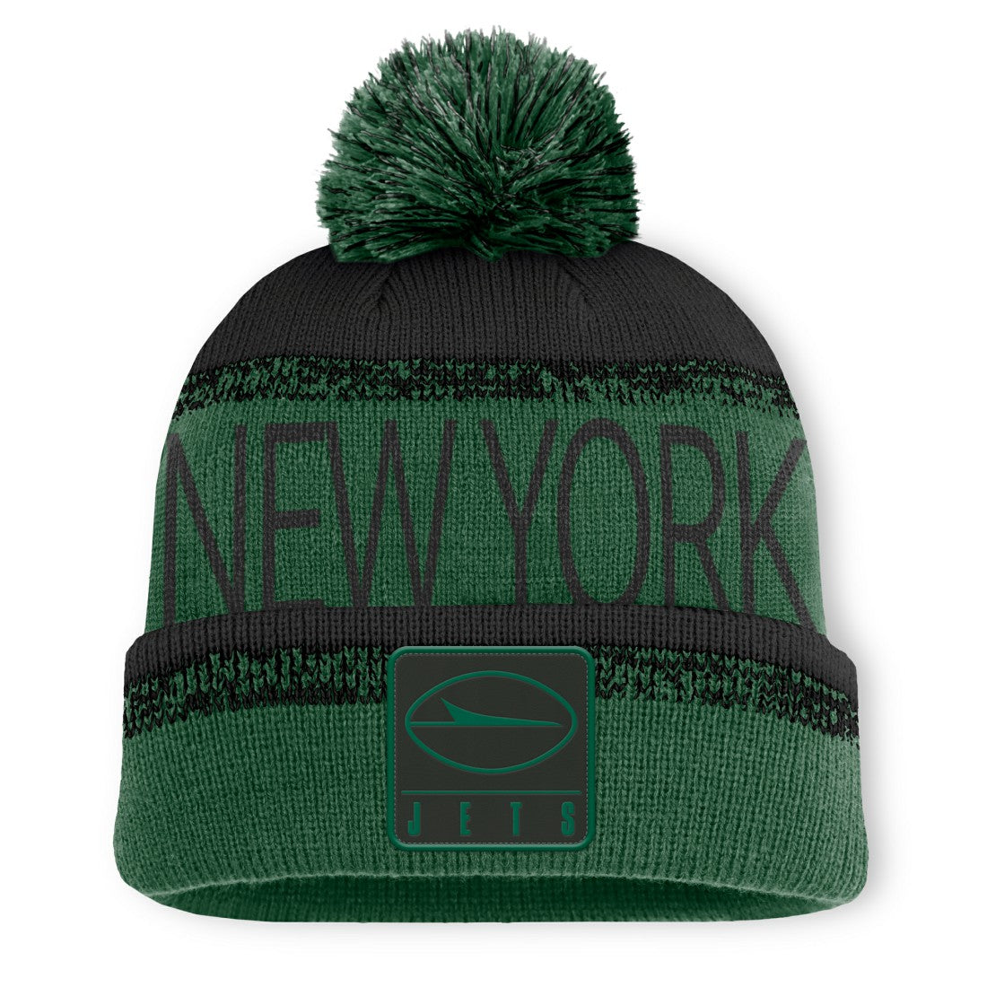 NFL New York Jets Play Action Cuffed Knit Hat with Pom