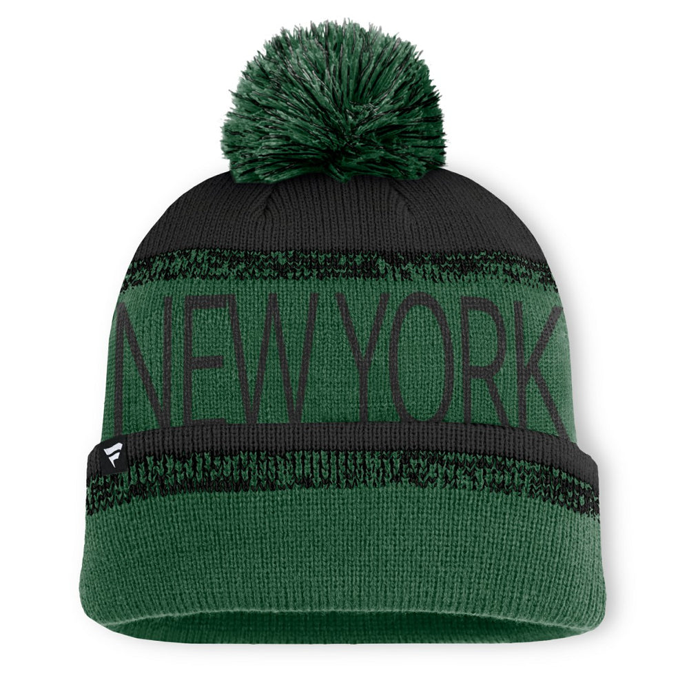 NFL New York Jets Play Action Cuffed Knit Hat with Pom
