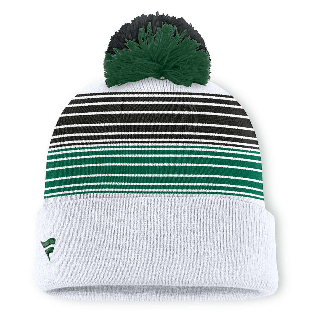 NFL New York Jets Ghost Cuffed Knit Hat with Pom