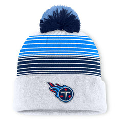 NFL Tennessee Titans Ghost Cuffed Knit Hat with Pom