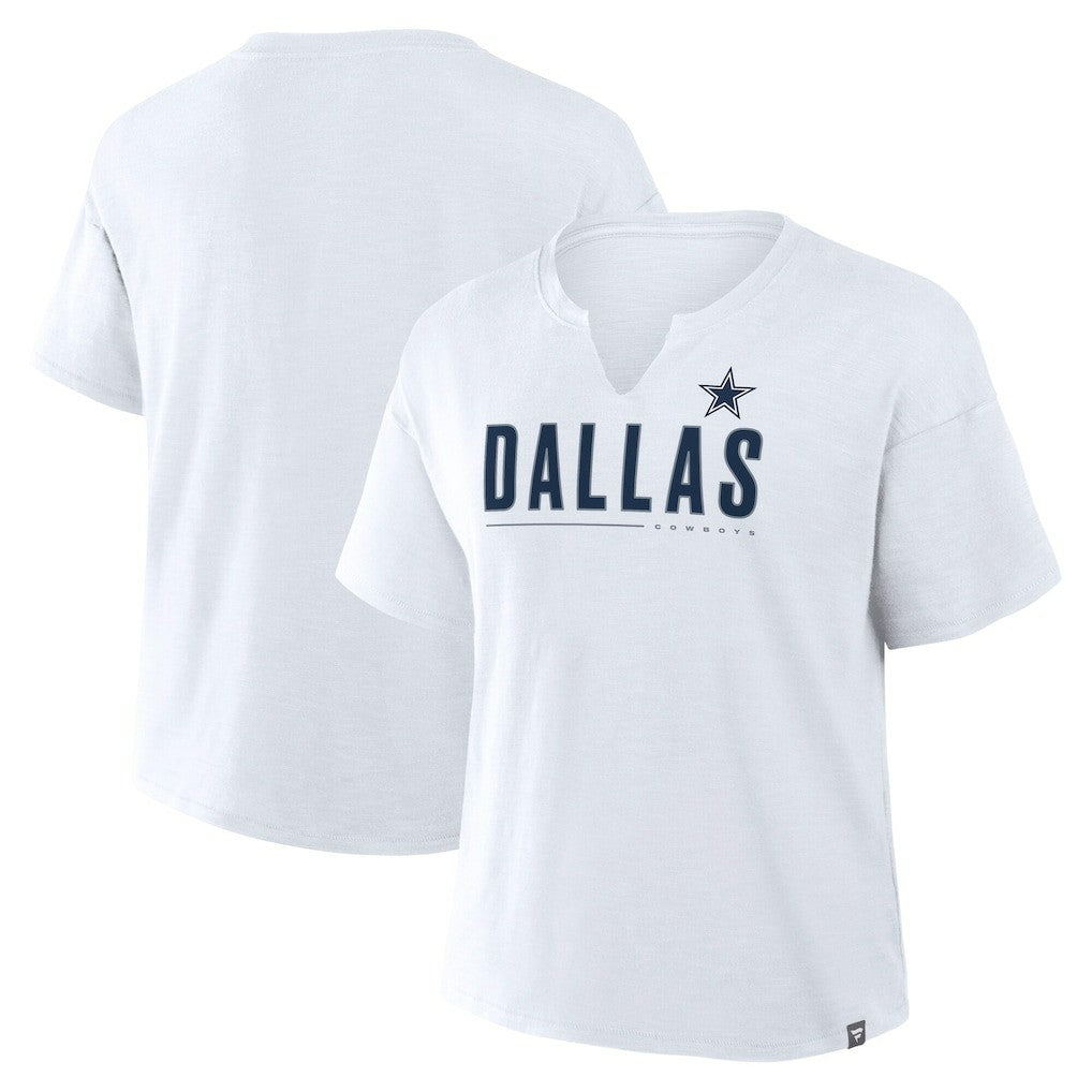 NFL Dallas Cowboys Women's Redzone Slub Boxy T-Shirt