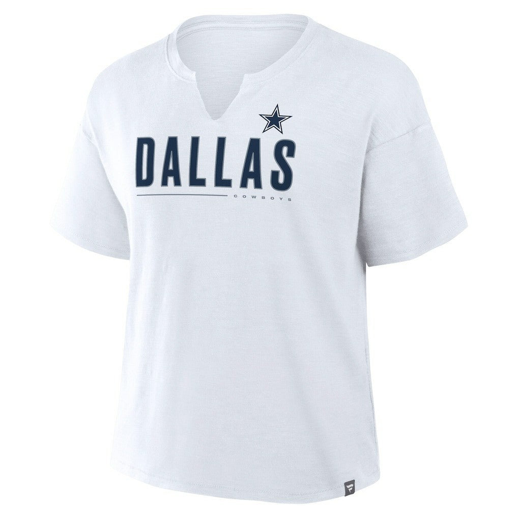 NFL Dallas Cowboys Women's Redzone Slub Boxy T-Shirt