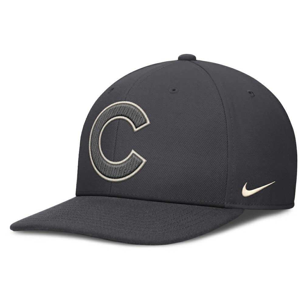 Chicago Cubs Statement Pro Snapback Hat - Anthracite | Nike