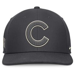 Chicago Cubs Statement Pro Snapback Hat - Anthracite | Nike