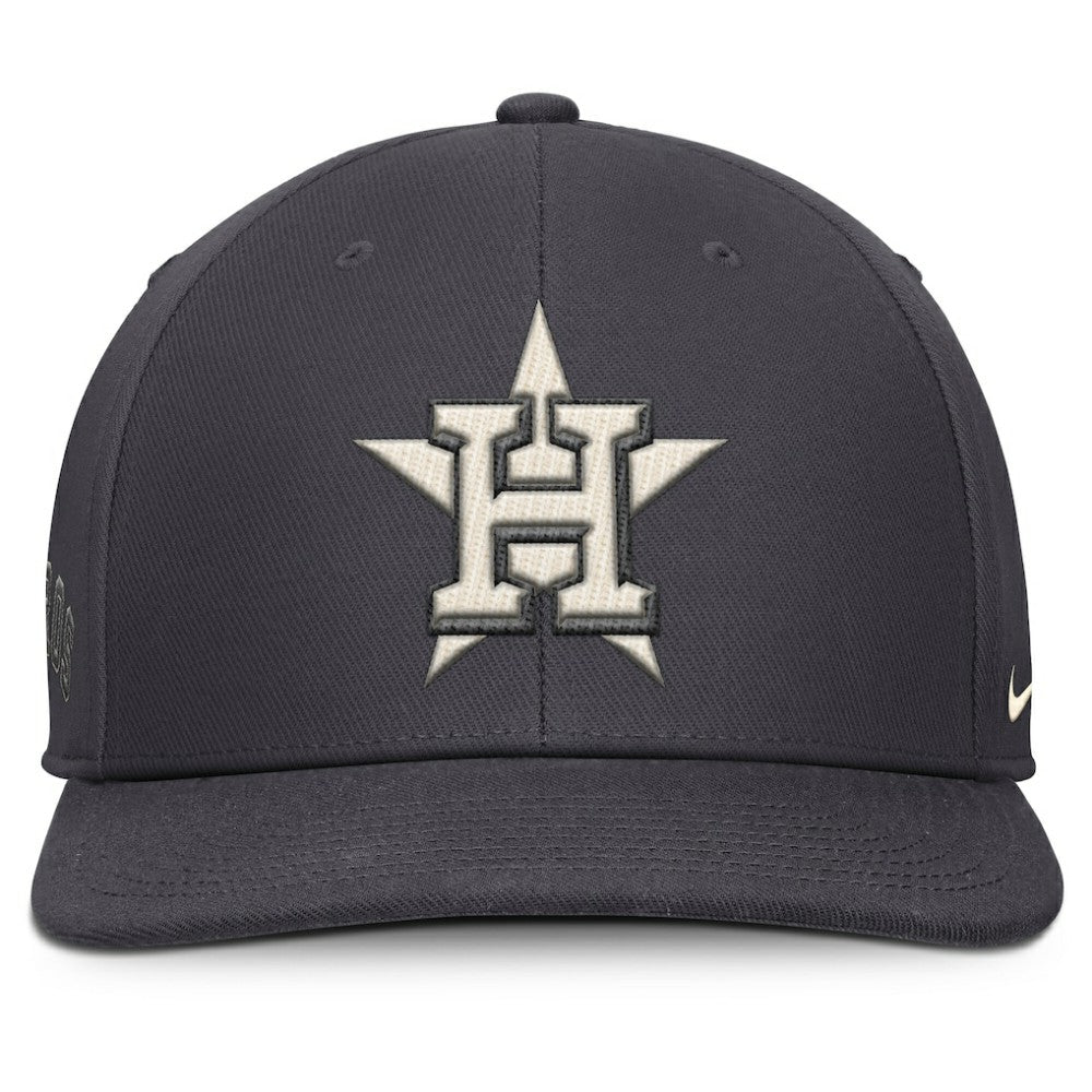 Houston Astros Statement Pro Snapback Hat - Anthracite | Nike