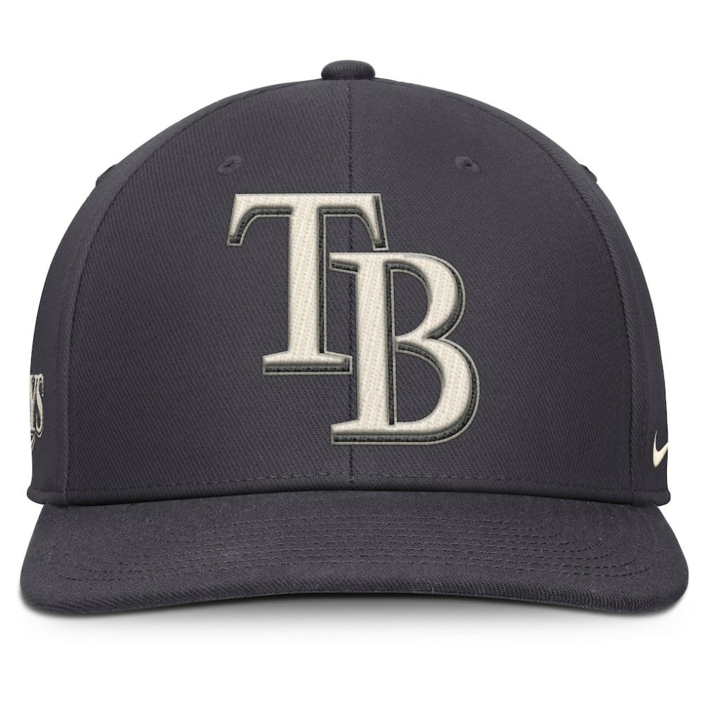 Tampa Bay Rays Statement Pro Snapback Hat - Anthracite | Nike