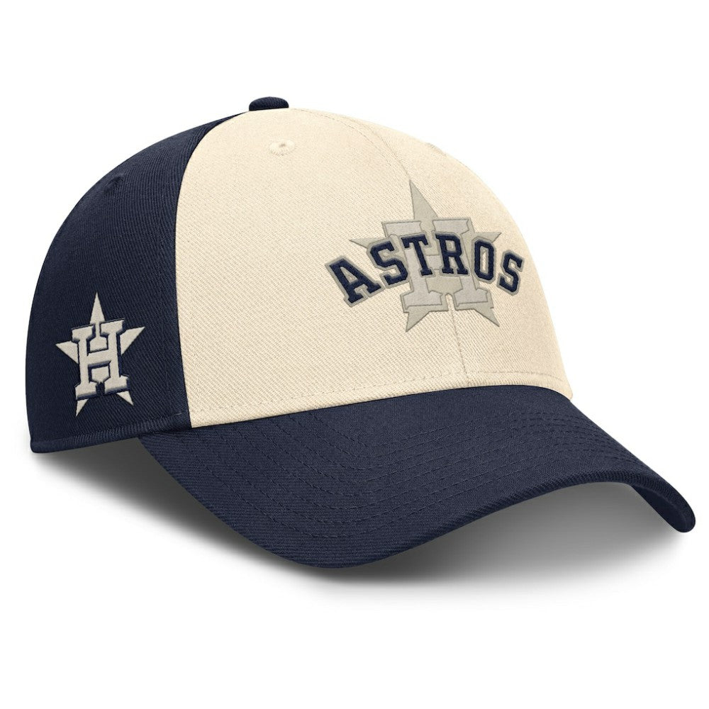 Houston Astros Statement Club Performance Adjustable Hat - Navy/Natural | Nike