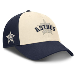 Houston Astros Statement Club Performance Adjustable Hat - Navy/Natural | Nike