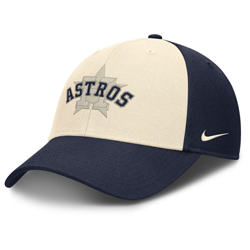 Houston Astros Statement Club Performance Adjustable Hat - Navy/Natural | Nike