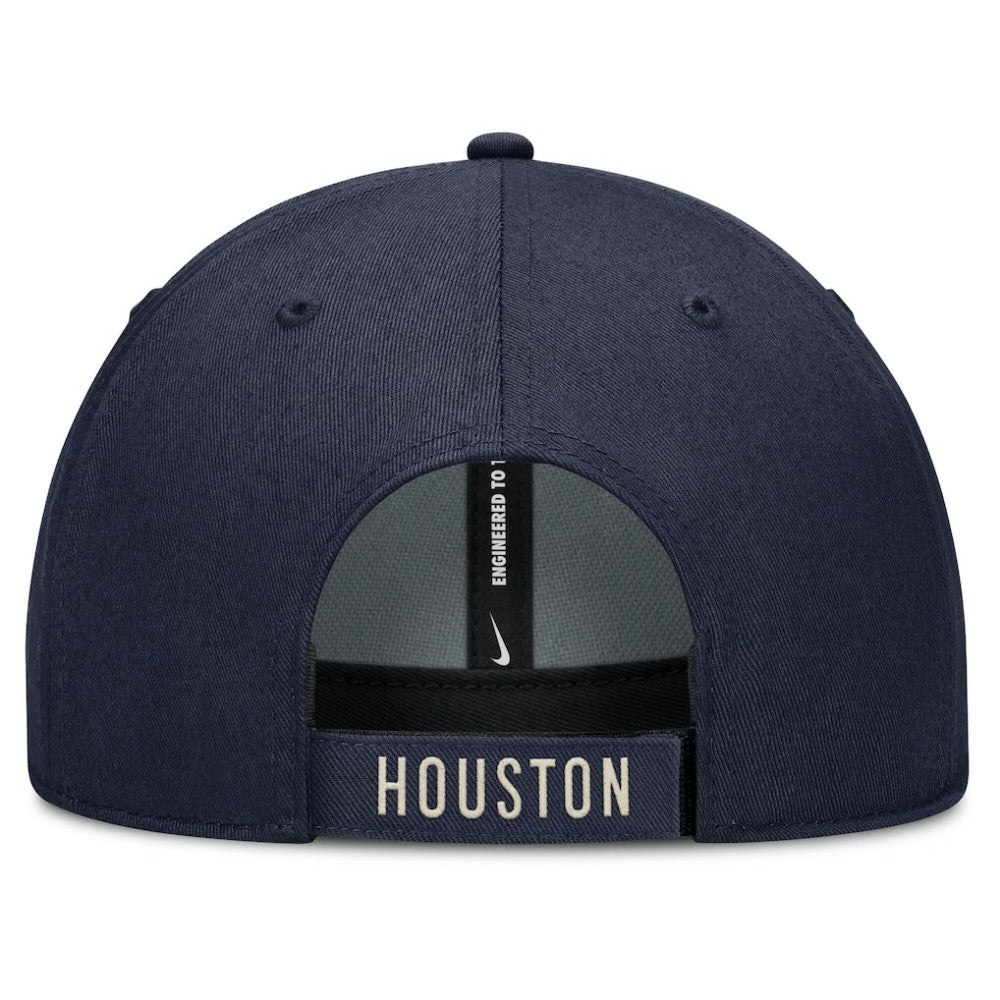 Houston Astros Statement Club Performance Adjustable Hat - Navy/Natural | Nike