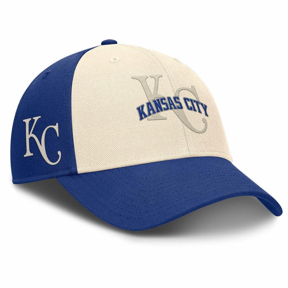 Kansas City Royals Statement Club Performance Adjustable Hat - Royal/Natural | Nike