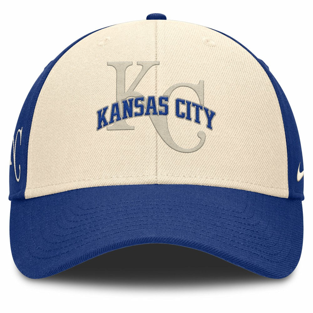 Kansas City Royals Statement Club Performance Adjustable Hat - Royal/Natural | Nike