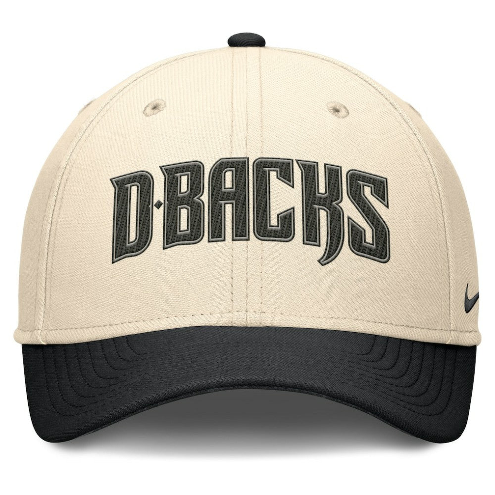Arizona Diamondbacks Statement Rise Performance Flex Hat - Natural/Black | Nike