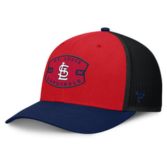 St. Louis Cardinals Cutoff Adjustable Trucker Hat - Red/Navy
