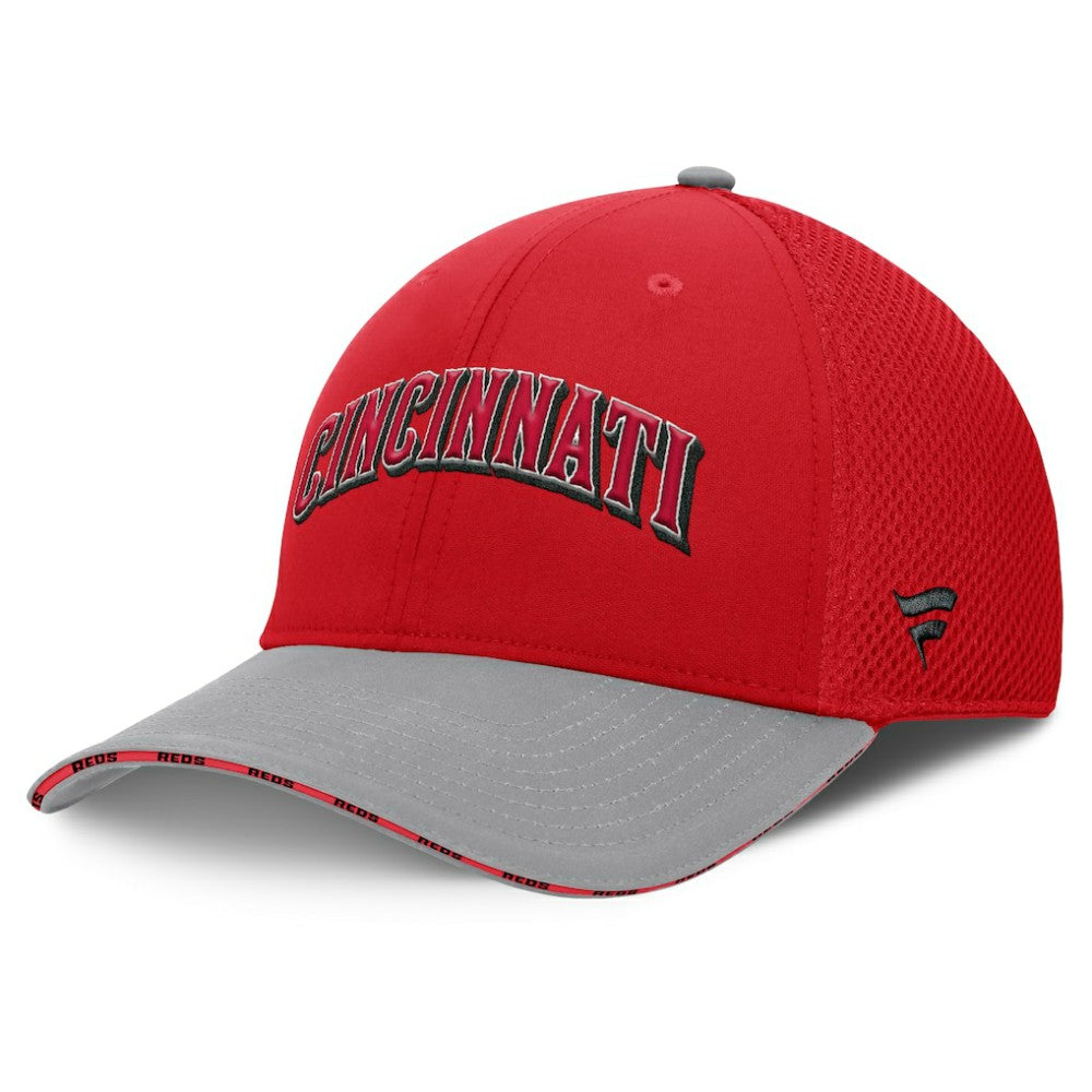 Cincinnati Reds Pennant Flex Hat - Red/Gray