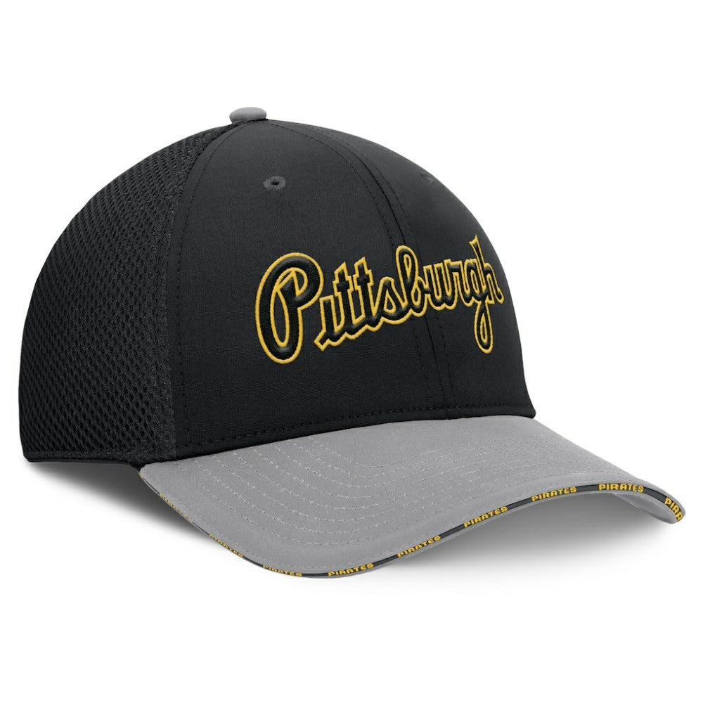 Pittsburgh Pirates Pennant Flex Hat - Black/Gray