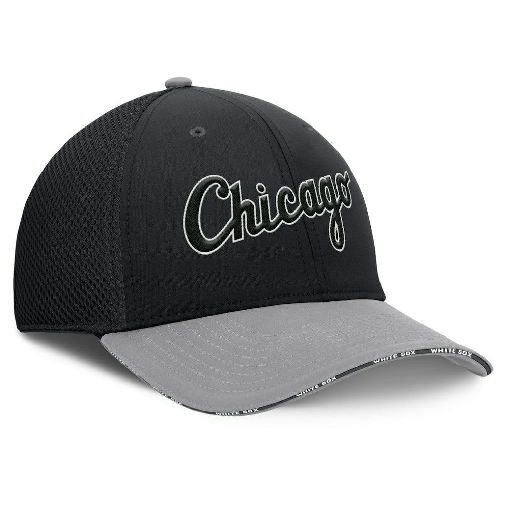 Chicago White Sox Pennant Flex Hat - Black/Gray
