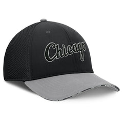 Chicago White Sox Pennant Flex Hat - Black/Gray
