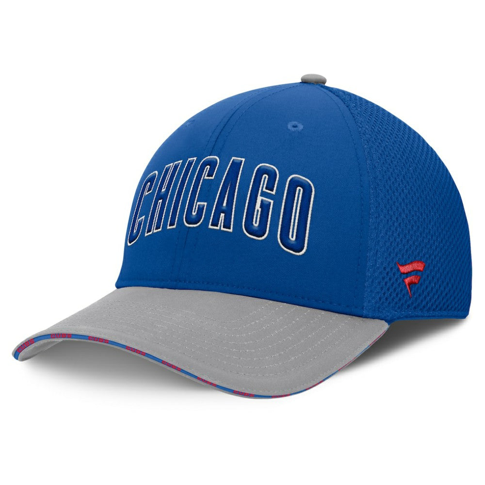 Chicago Cubs Pennant Flex Hat - Royal/Gray
