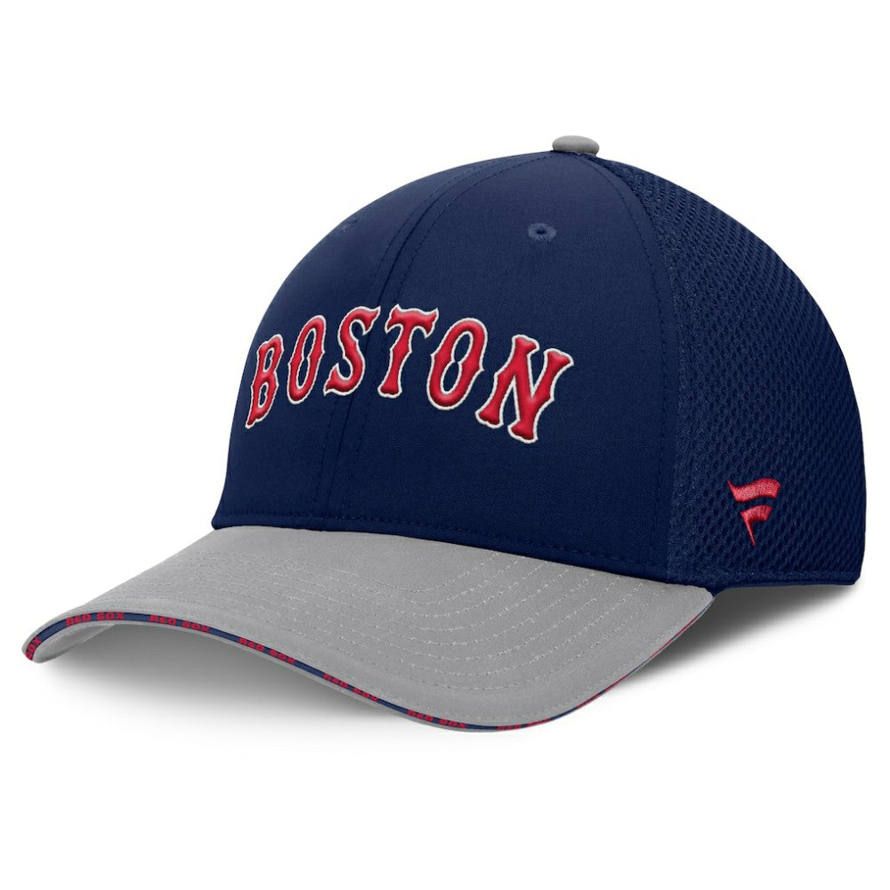 Boston Red Sox Pennant Flex Hat - Navy/Gray