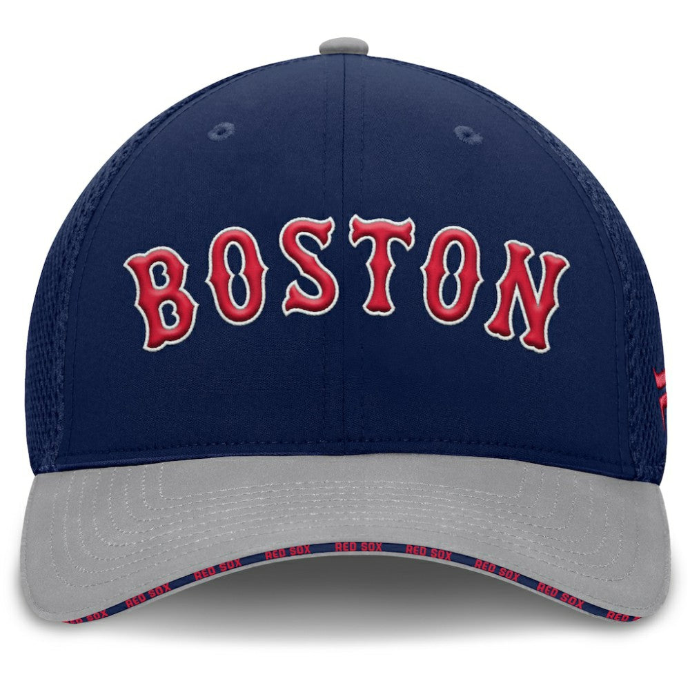 Boston Red Sox Pennant Flex Hat - Navy/Gray