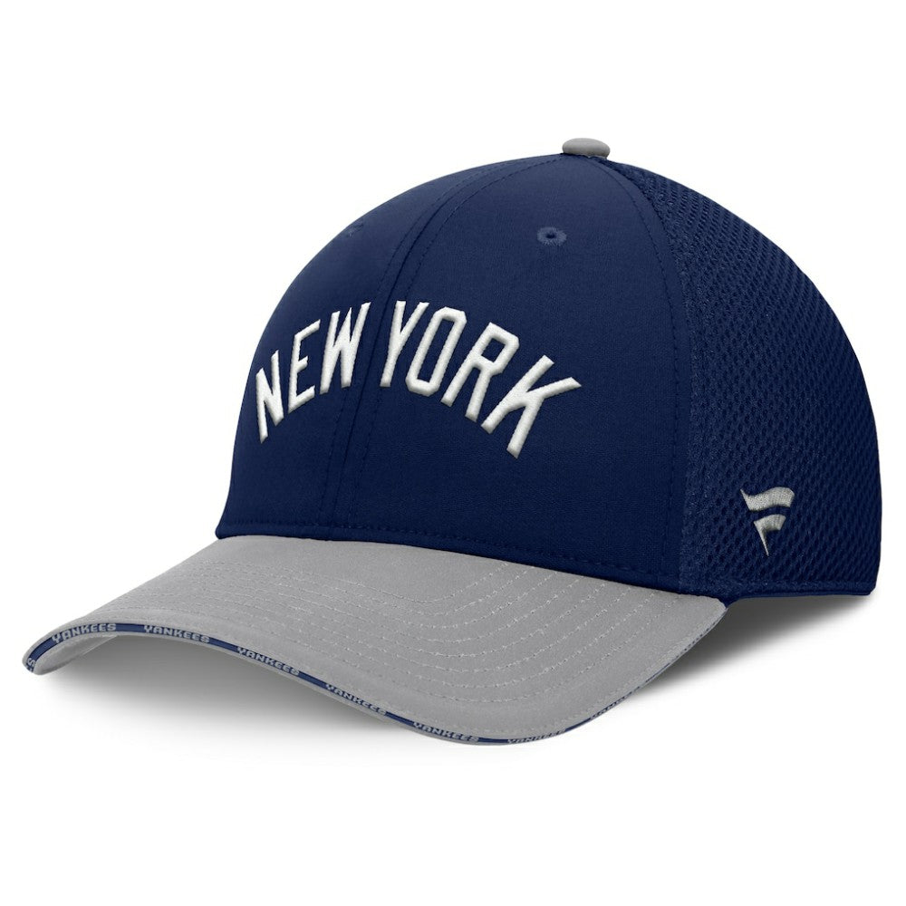 New York Yankees Pennant Flex Hat - Navy/Gray