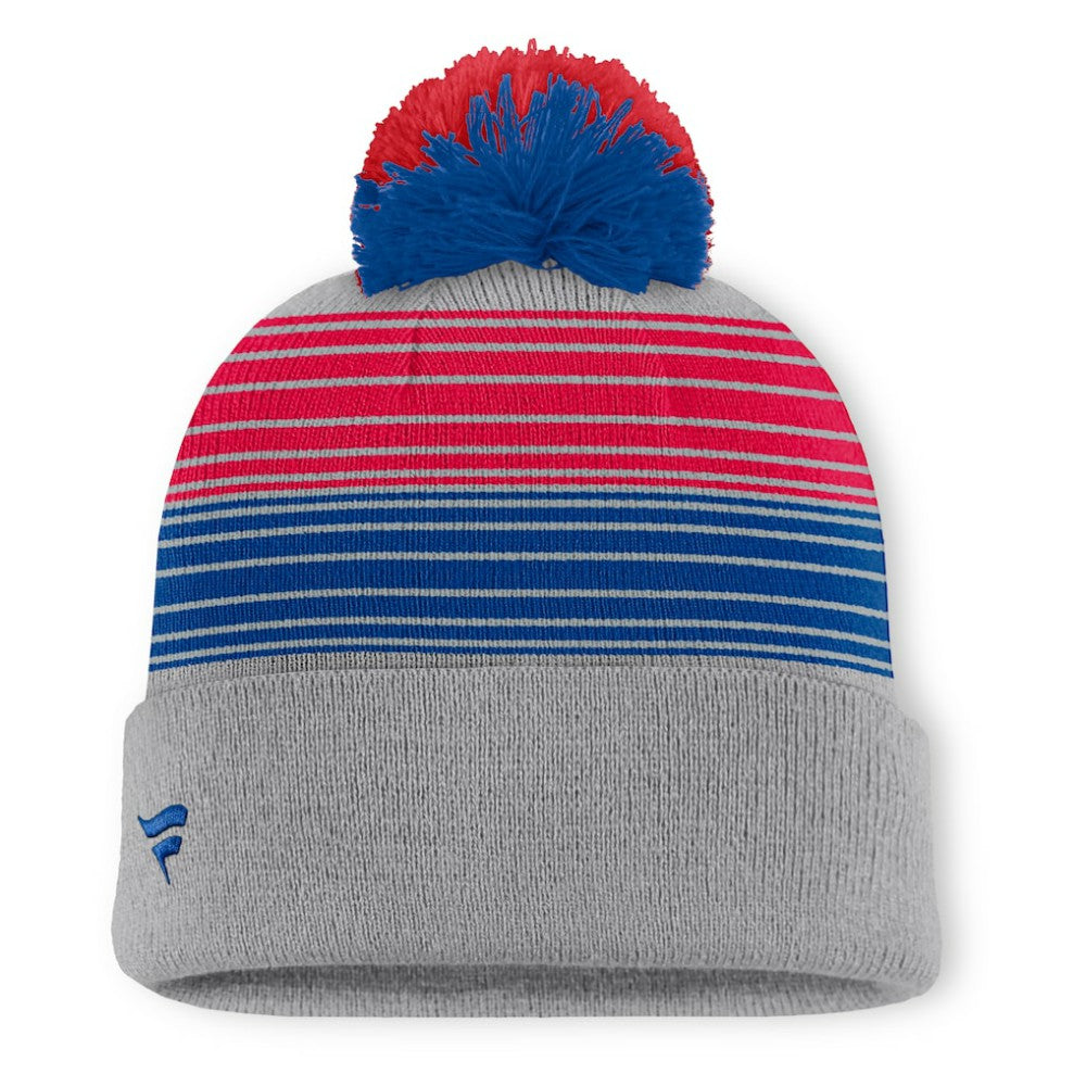 Philadelphia Phillies Balk Cuffed Knit Hat with Pom - Gray