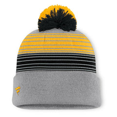 Pittsburgh Pirates Balk Cuffed Knit Hat with Pom - Gray