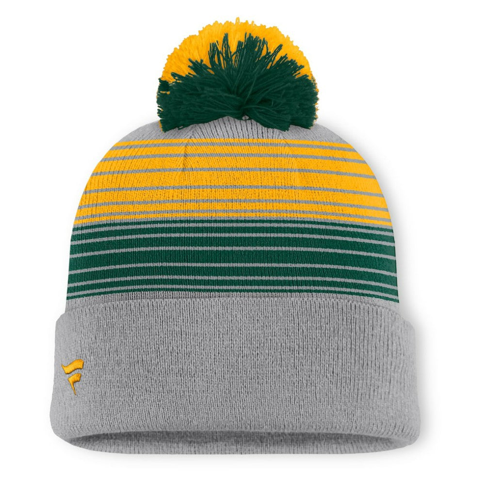 Athletics Balk Cuffed Knit Hat with Pom - Gray
