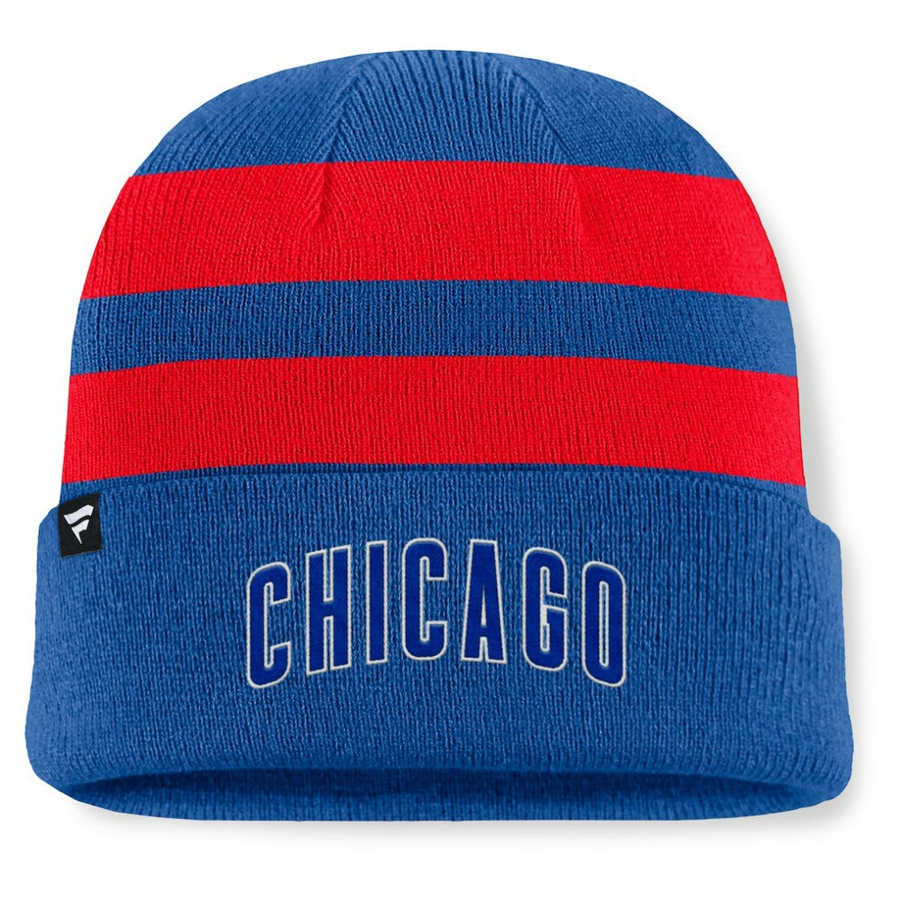 Chicago Cubs Baseline Cuffed Knit Hat - Royal