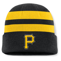 Pittsburgh Pirates Baseline Cuffed Knit Hat - Black