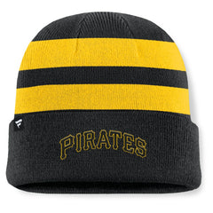 Pittsburgh Pirates Baseline Cuffed Knit Hat - Black