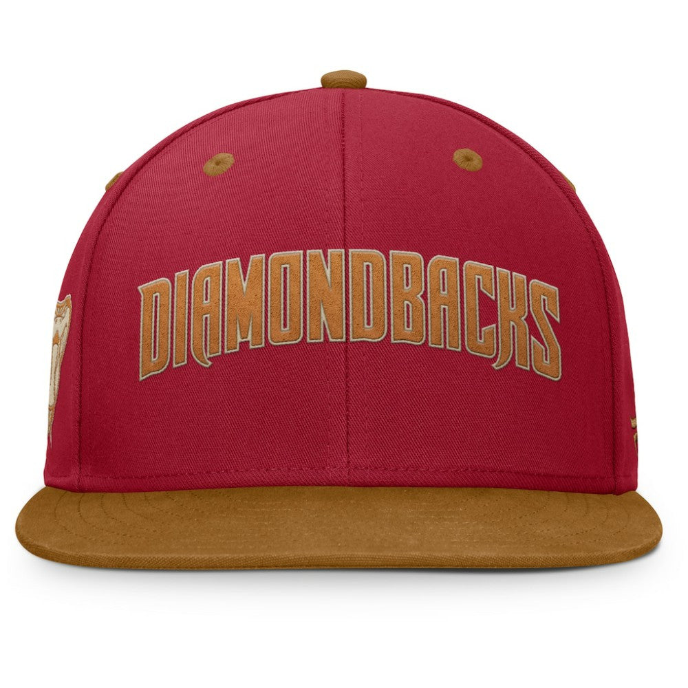 Arizona Diamondbacks Splinter Fitted Hat - Red/Tan