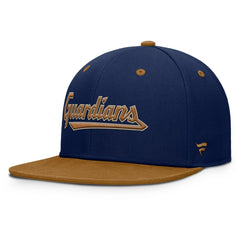 Cleveland Guardians Splinter Fitted Hat - Navy/Tan