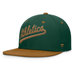 Athletics Splinter Fitted Hat - Green/Tan