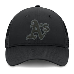 Athletics Launch Adjustable Trucker Hat - Black
