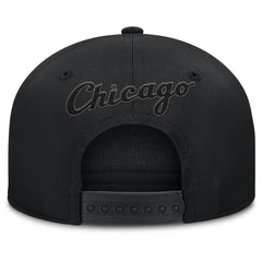Chicago White Sox Platoon Snapback Hat - Black