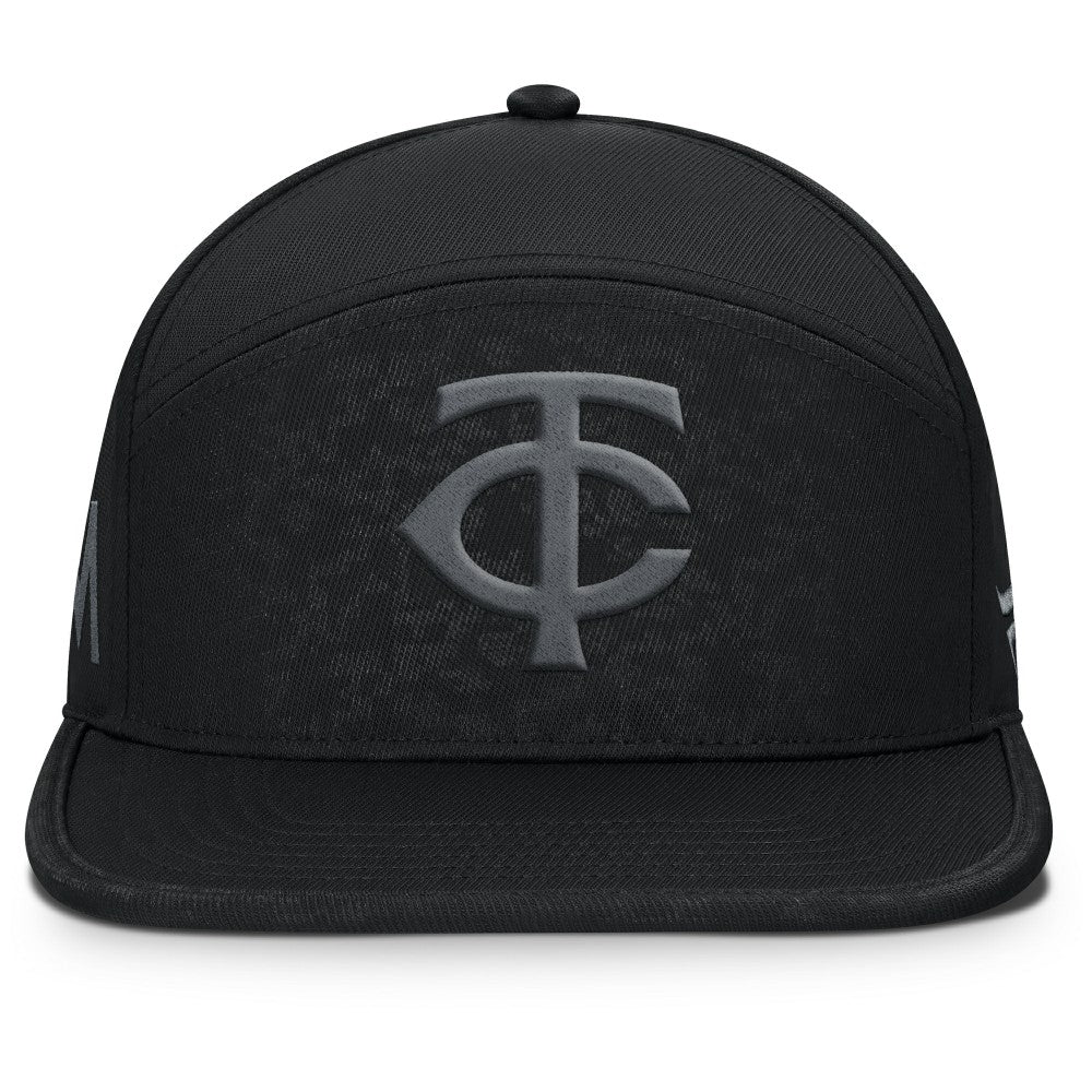 Minnesota Twins Platoon Adjustable Hat - Black